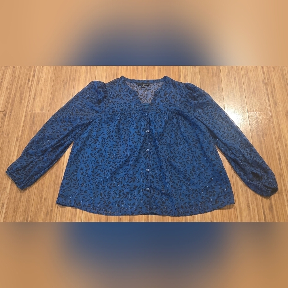 Zac & Rachel Stylish Blue Women's Blouse
